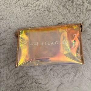 NWT Lilac St. Holographic Cosmetic Bag